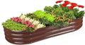 Rakukiri Raised Garden Bed GRS Certified Galvanized Planter Box Outdoor by RaisedGardenBed