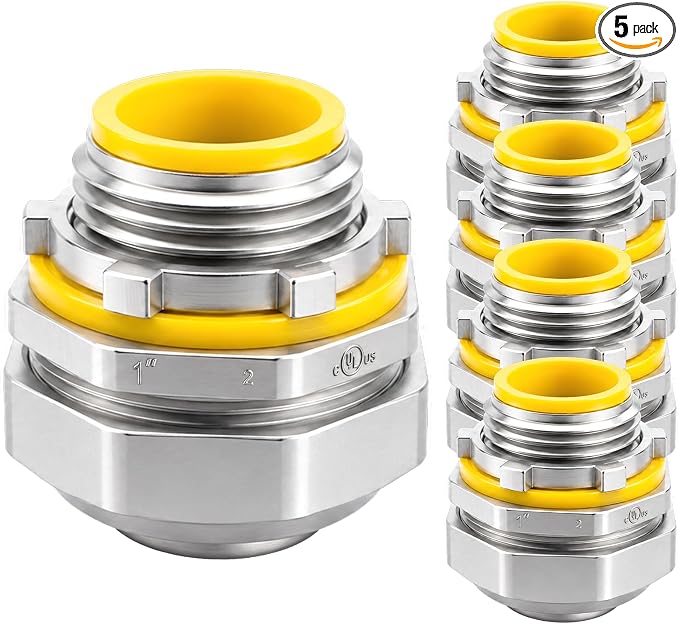 1" Liquid Tight Connector Straight, corrosion resistant, watertight seal by AIRTAK