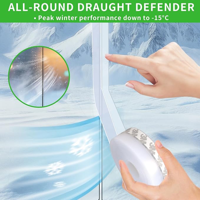 Weather Stripping Door Seal 100% Silicone, 33ft Strong Adhesive, Flexible - Image 6