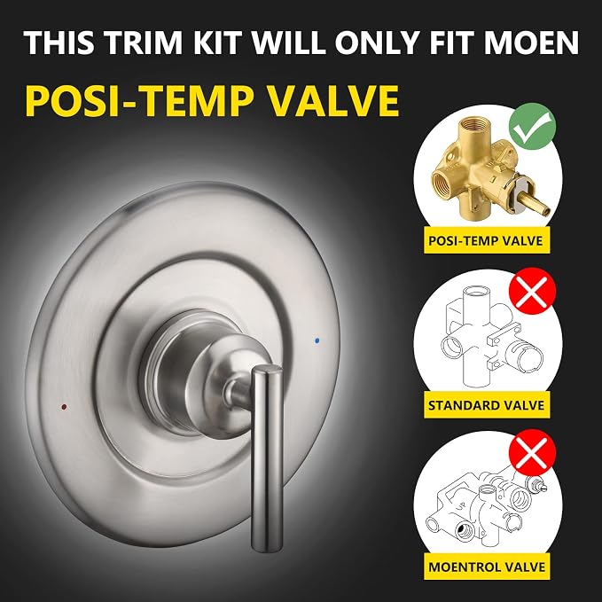 Shower Trim Kit Compatible - Image 2