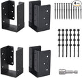 4 Pcs of 4"x6" Concealed Joist Hangers by AXWHYS