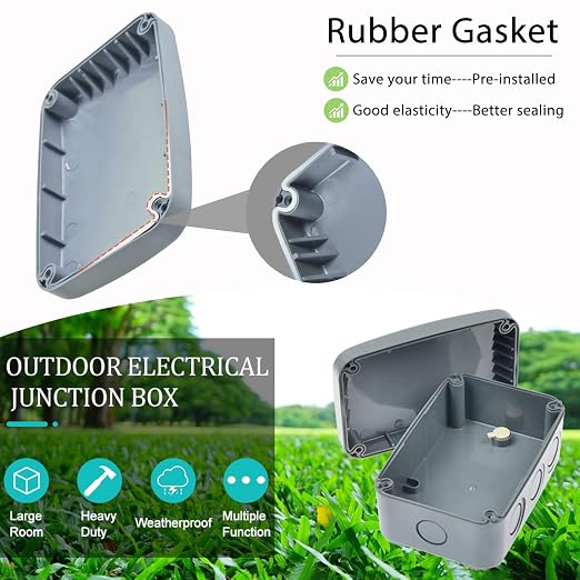 Outdoor Junction Box, IP66 Waterproof Electrical Project ABS Plastic Boxes | - Image 9
