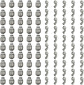 Conduit Connectors, 3/4 Inch Liquid Tight Connector NPT Non-Metallic by HDHAODA