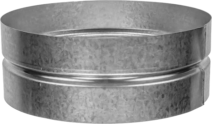 Repa Market 6 Inch Metal Duct Coupler/Galvanized Steel Vent Pipe - Image 6