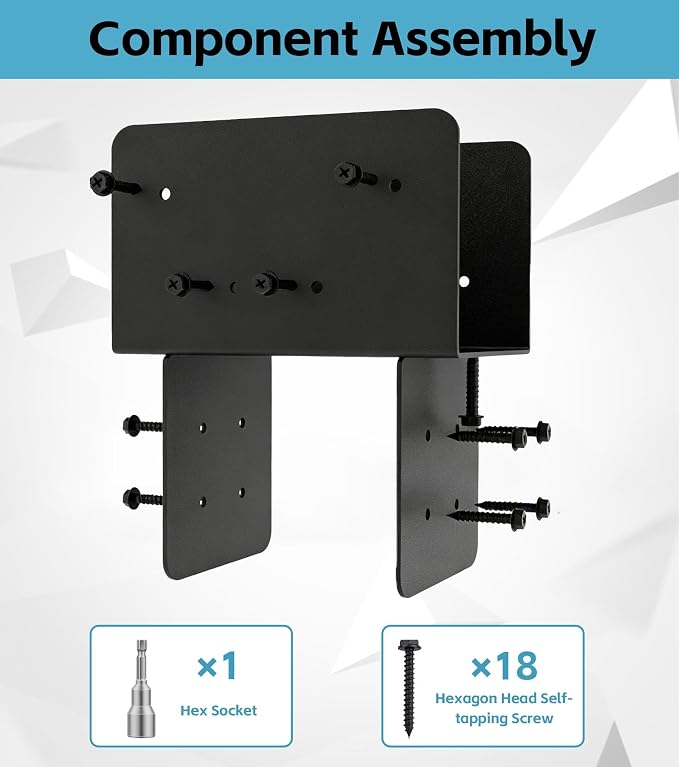 4 Pack 6x6 Heavy-Duty Post Bracket - Image 5