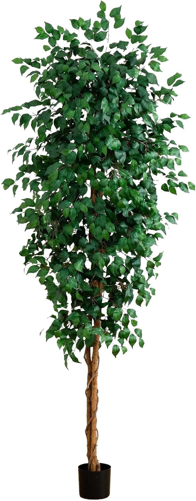 Nearly Natural 8ft Triple Trunk Artificial Ficus Tree by NearlyNatural