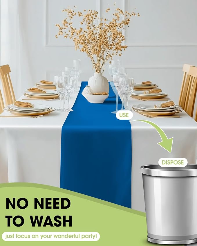 Pureegg Blue Plastic Table Runners - Image 4