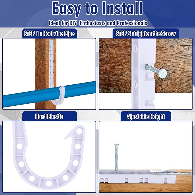 Novabright 1 Pc 2 Inch Pex Support J-hook Pipe Hanger - Image 5