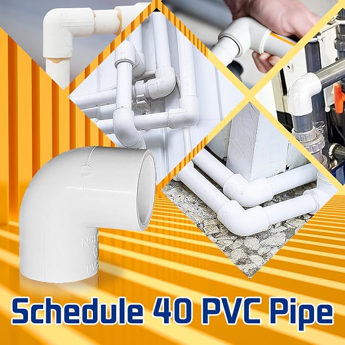 10PCS 1Inch PVC 90 Degree Elbow, 2 Way Right Angle Adapter Fittings, Pipe - Image 9