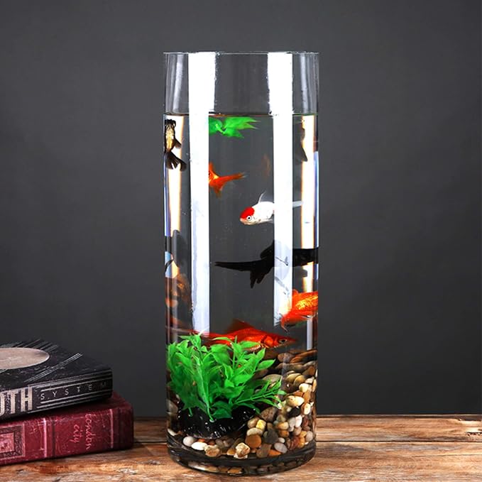 WGV Cylinder Vase, Width 7", Height 20", Floral Container, Planter Terrarium - Image 6