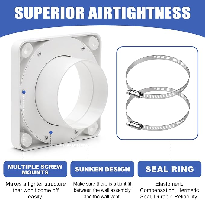 Magnetic Dryer Vent Coupling, Magnetic Dryer Vent Connector Kit - Image 3