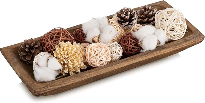 Hanobe Wood Decorative Dough Bowl by Hanobe