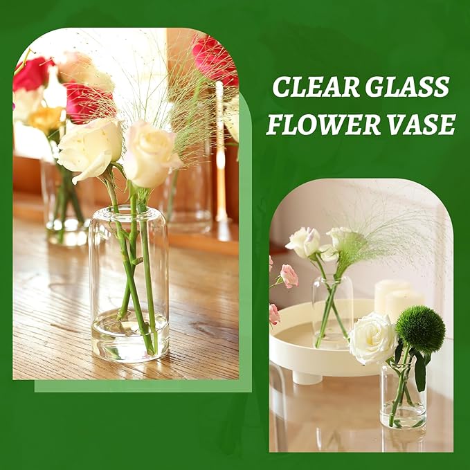 Glass Bud Vases Set of 24, Small Vases - Image 4