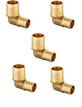 5PC EFIELD 3/4"x1" Pex Reducing Elbow Crimp Brass Fittings | by EFIELDPEXTUBING