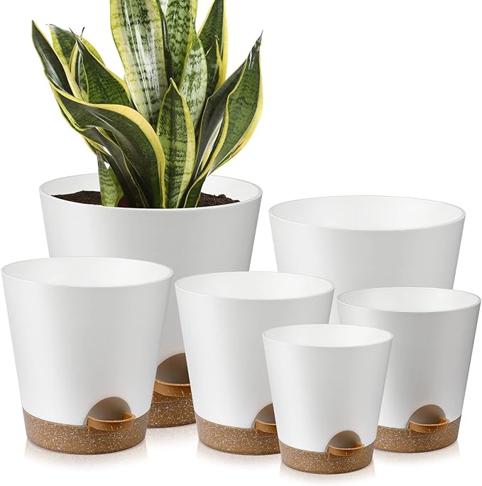 YNNICO Indoor Self Watering Planters by AFamilyofGardenLovers