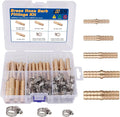 KOOTANS 32PCS Brass Hose Barb Fittings Barb Splicer Mender Hose Fittings Kit by KOOTANS