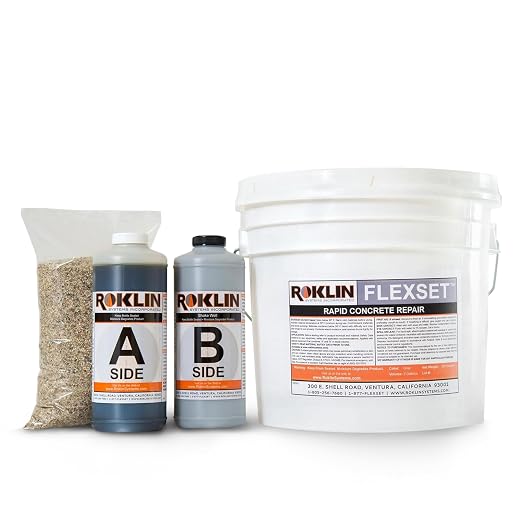 Roklin Systems Inc. FlexSet Rapid Concrete Repair Kit by Unknown