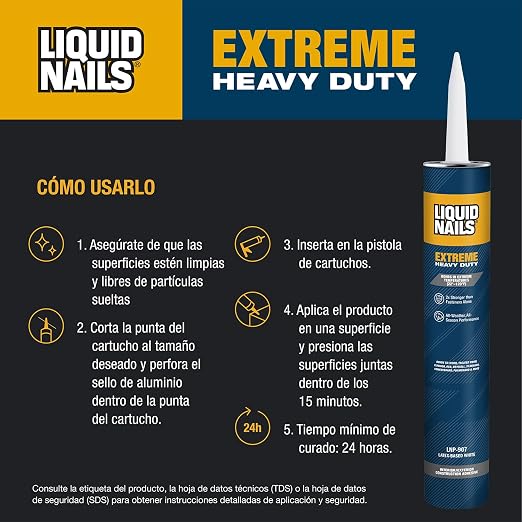 Liquid Nails - 414607 LN-907 Extreme Heavy Duty Construction Adhesive 10 oz - Image 9