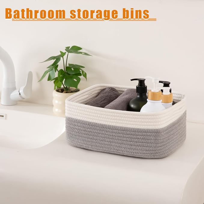 OIAHOMY 4 PACK 12L Storage Baskets - Image 3