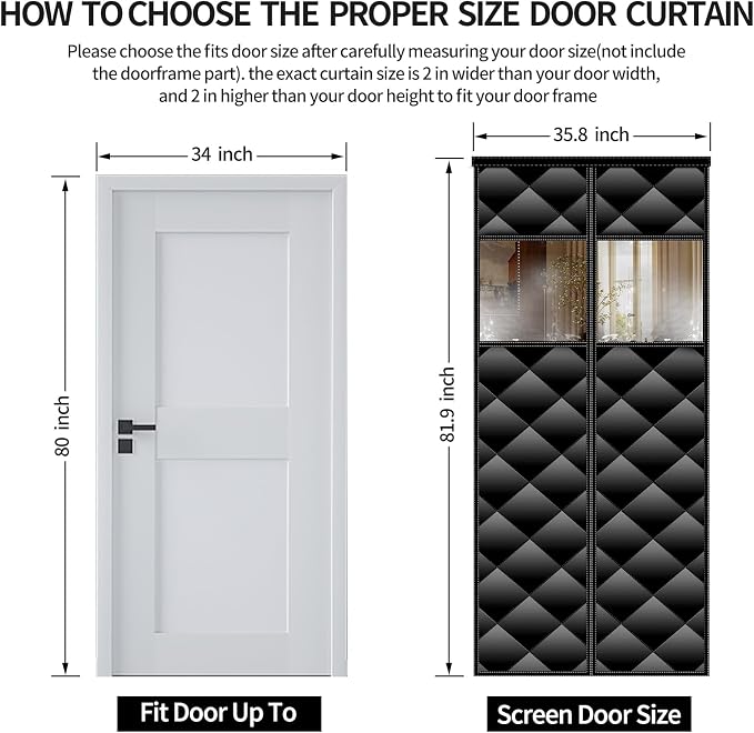 Magnetic Thermal Insulated Door Curtain - Image 3