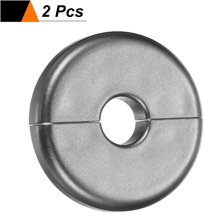 HARFINGTON 2pcs Wall Split Flange 11mm/0.4" Self-Adhesive Plumbing Cover Plates - Image 3