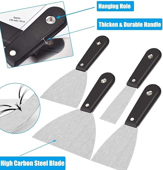 7 PCS Drywall Paint Scraper Tools - Image 4