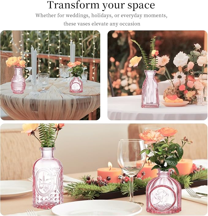 Glass Bud Vases Set of 16 - Image 3
