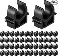 Sliner 50 Pack 1" Pipe Clips for Compressed Air Lines Pex Clamps U Shaped Pipe by Sliner