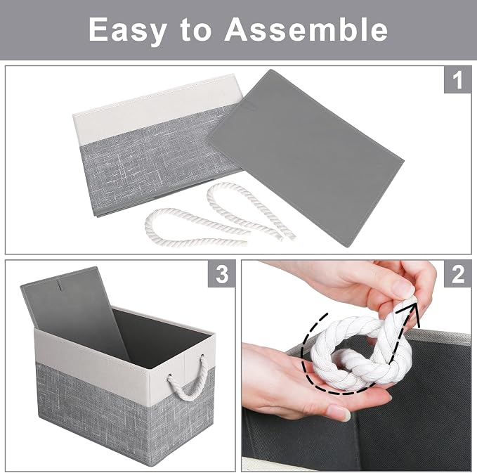 Storage Bins Foldable Storage Baskets - Image 4