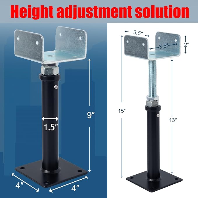 4 Pack U-Shaped Floor Jack - Image 2