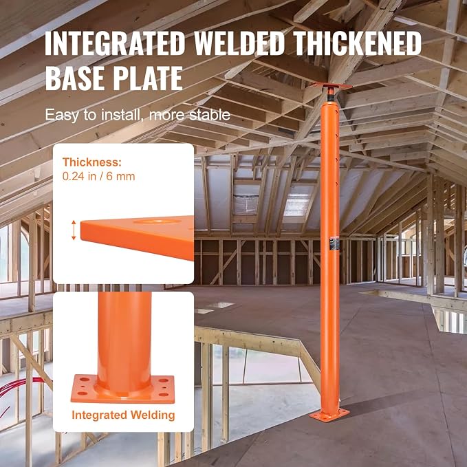 VEVOR House Floor Jack, Temporary Support, Steel Adjustable Telescoping Post - Image 4