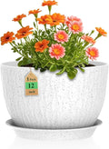 WSMKSZ 12 Inch Wide Water Ripples Flower Pots by WSMKSZ