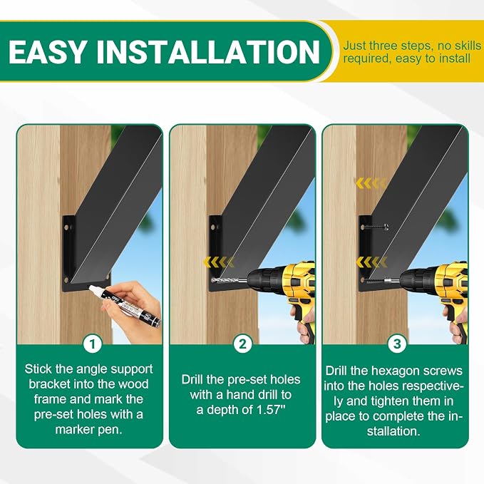 2pcs 45 Degree Angle Support Bracket - Image 6