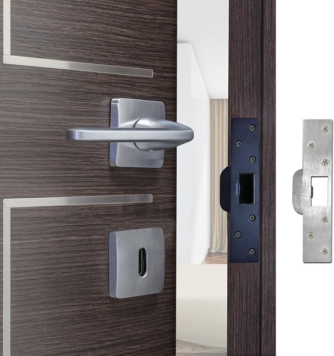 U 9476 Security Latch Strike, Extra Long Door Strike Plate 7", Reinforced - Image 7