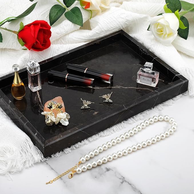 Brown Marble Tray, Pure Natural Vanity Tray | Marble Tray - Image 5