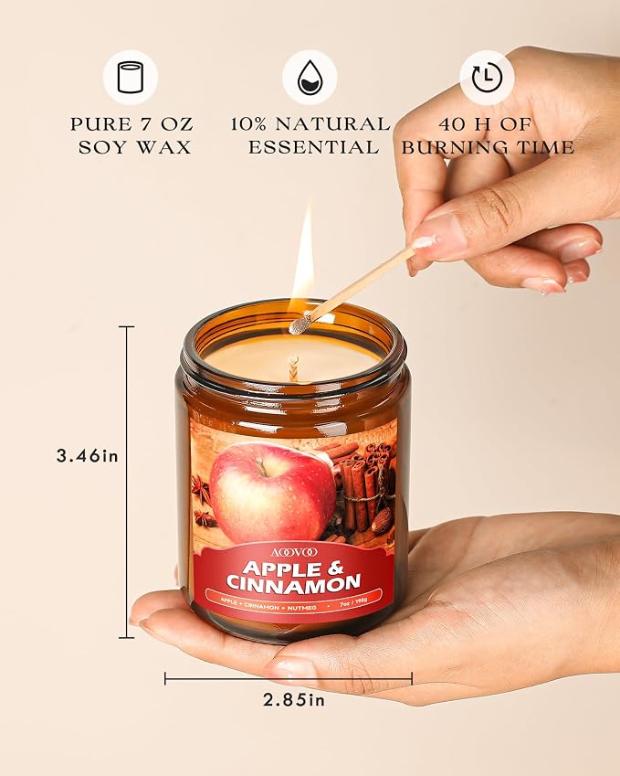 AOOVOO Fall Candles Set - Image 6