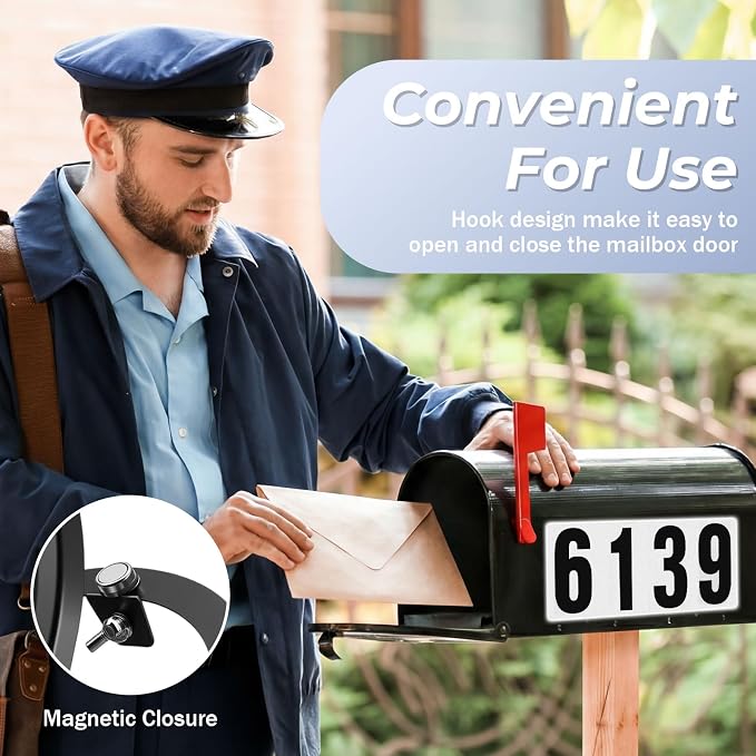 Moxweyeni 6 1/4 x 8 Inch Mailbox Door Replacement - Image 6