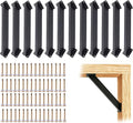 12Pcs 45 Degree Angle Bracket Support Kit by Rotulark
