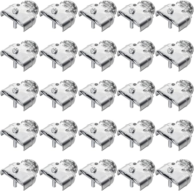 3/8” Flexible Conduit Duplex Wire Box Connectors, Zinc Die Cast Flex Strap Type by AIRTAK