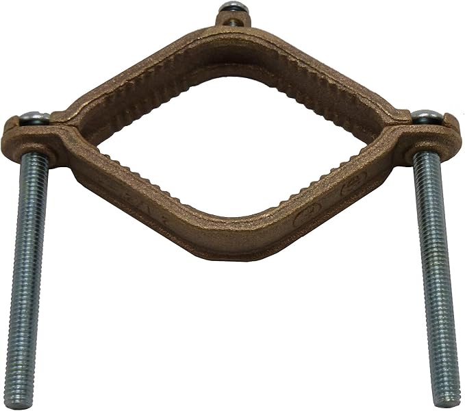 2-1/2" to 4" Bronze Water Pipe Ground Clamp by Unknown
