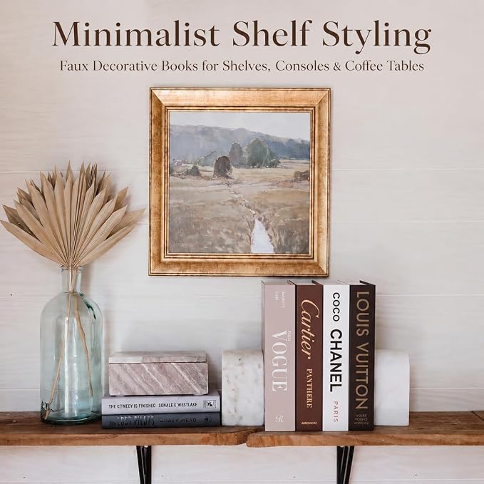 4-7 Pieces Fashion Decorations Book Set. Premium Aesthetic Faux Books - Image 3