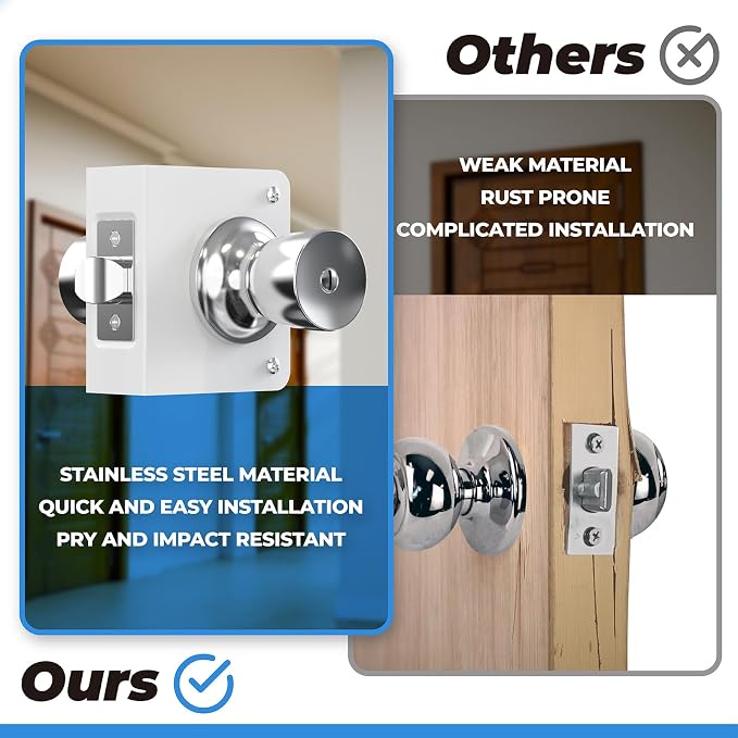 White U 9553 Stainless Steel Lock and Door Reinforcement Plate - Image 7