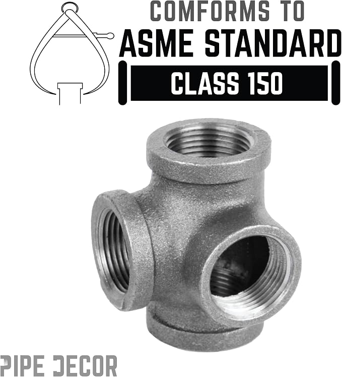 PIPE DECOR Side Outlet Tee Fitting, 3/4 Inch, DIY Furniture, and Standard 3/4 - Image 5