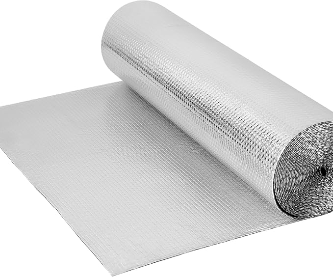 24" x 20 Ft Window Insulation Kit, 3mm Bubble Aluminum Foil | Reflective Roll by Unknown