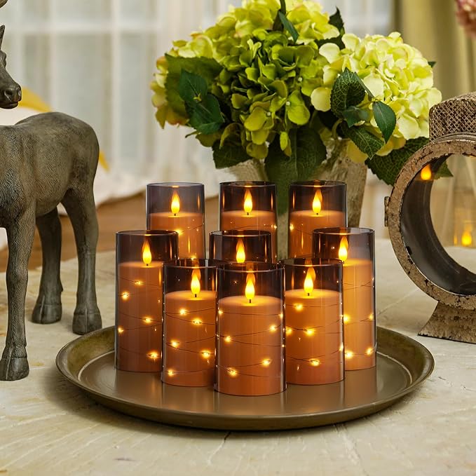 Homemory 9 Pcs Flameless Candles - Image 3