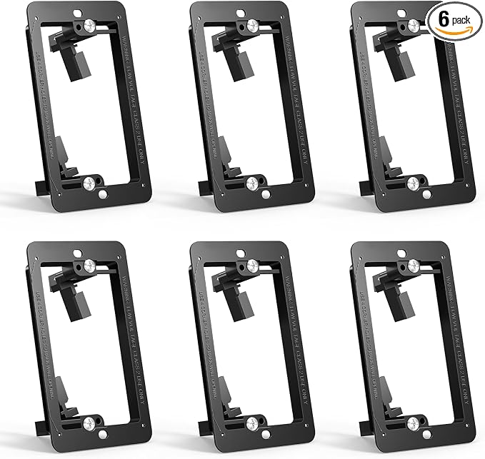 6 Pcs Low Voltage Mounting Bracket by LEENUE