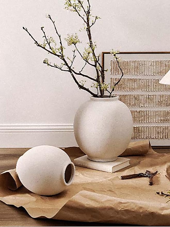 White Ceramic Vase - Image 5