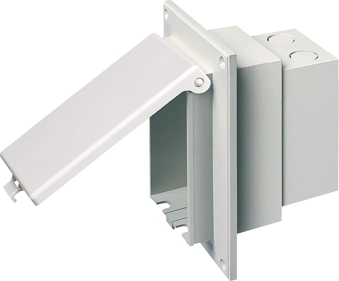 Arlington Industries Arlington DBVR1W-1 Low Profile IN BOX Electrical Box by Arlington