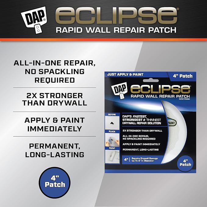 DAP Eclipse Rapid Wall Repair Patch, 4 in - Image 3