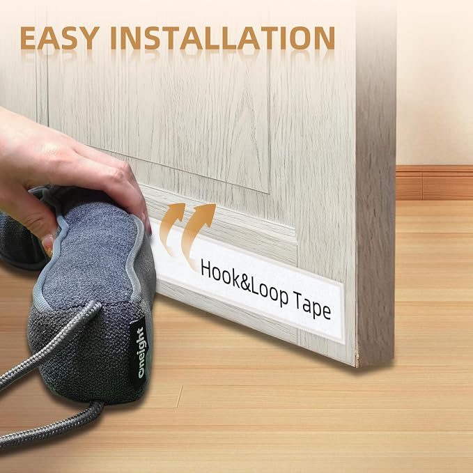 Door Draft Stopper for Bottom of Door and Window, Heavy Duty Guard Gap Snake - Image 6